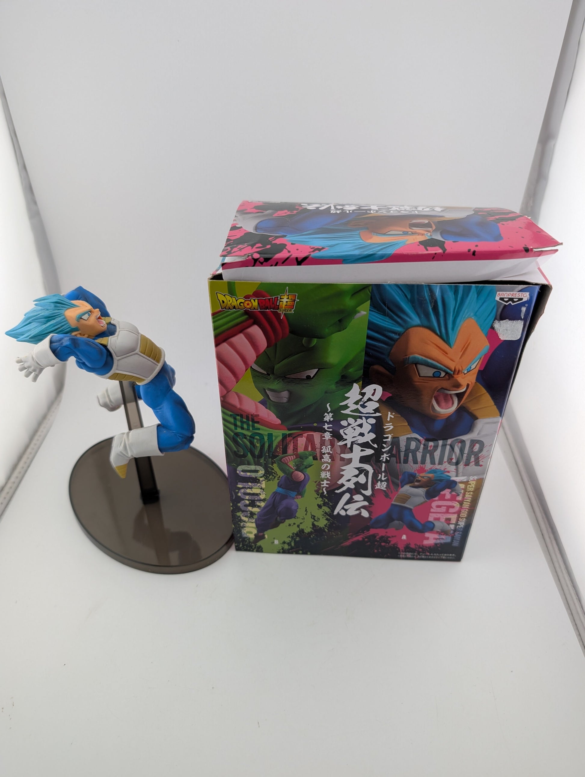 Dragon Ball Super Chosenshiretsuden 7 Super Saiyan God Vegeta Figure Banpresto ex display FRENLY BRICKS - Open 7 Days