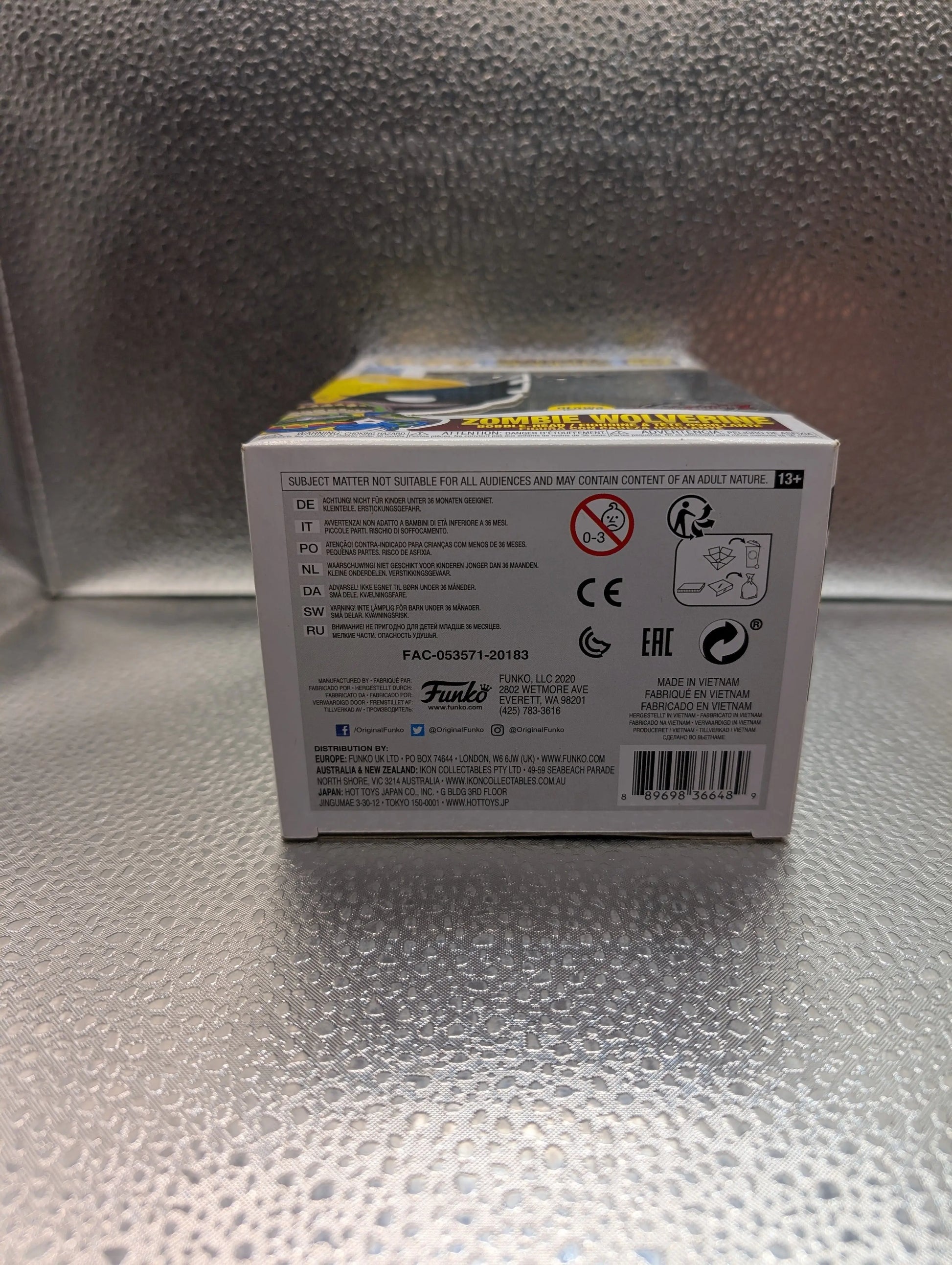 FUNKO Pop Vinyl Zombie Wolverine #662 FRENLY BRICKS - Open 7 Days