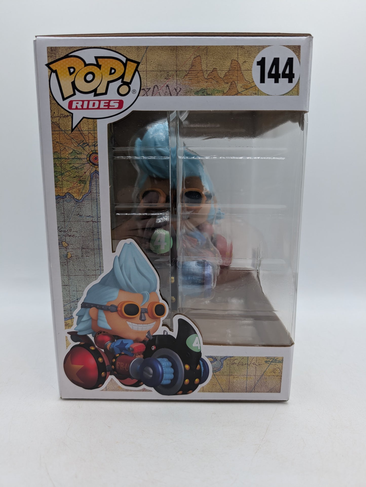Funko POP! RIDES One Piece Franky with Black Rhino FR-U4 #144 2026 Spring Con