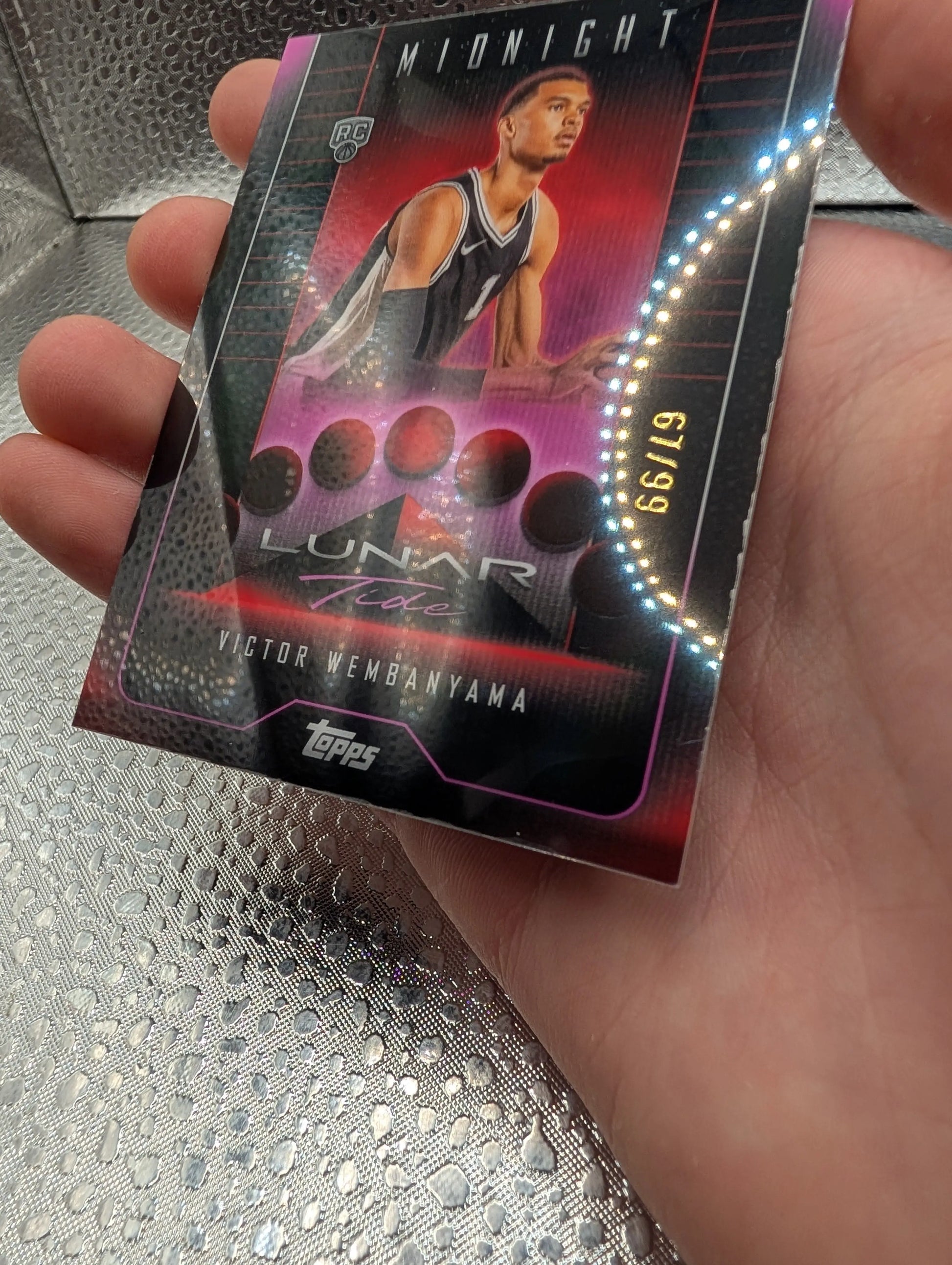 Victor Wembanyama Midnight Lunar Tide RC 67/99 Topps FRENLY BRICKS - Open 7 Days