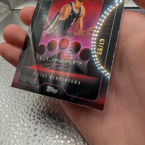 Victor Wembanyama Midnight Lunar Tide RC 67/99 Topps FRENLY BRICKS - Open 7 Days