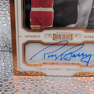 RICK BARRY 17-18 Panini Dominion MAIN EXHIBIT LEGENDS AUTO AUTOGRAPH /25 FRENLY BRICKS - Open 7 Days