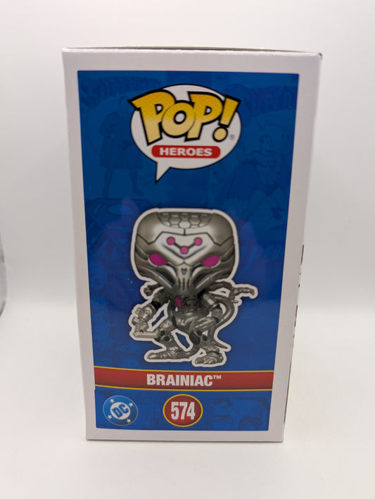 Funko Pop! DC Superman Brainiac #574 NYCC 2025 Shared Sticker