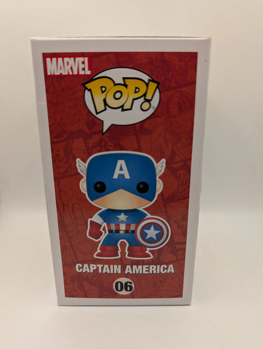 Funko Pop Marvel - Captain America #06 (Summer Convention Exclusive 2017) FRENLY BRICKS - Open 7 Days