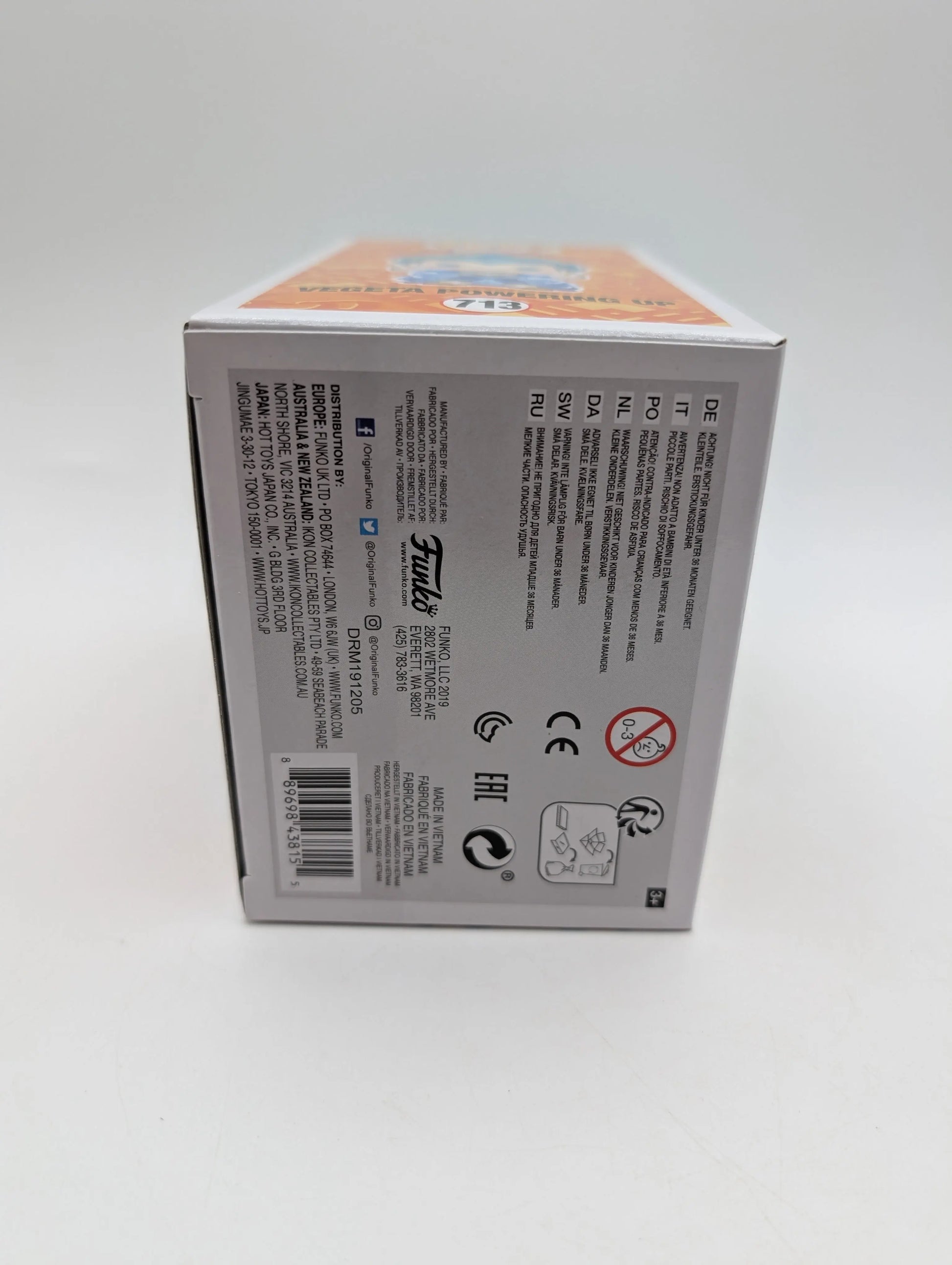 Dragon Ball Z - Vegeta Powering Up Glow in the Dark Pop! Vinyl Figure (RS) #713 FRENLY BRICKS - Open 7 Days