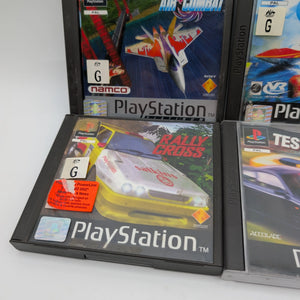 PS1 PlayStation 4x Game Lot Bundle Untested Racing Boating Games Used FRENLY BRICKS - Open 7 Days