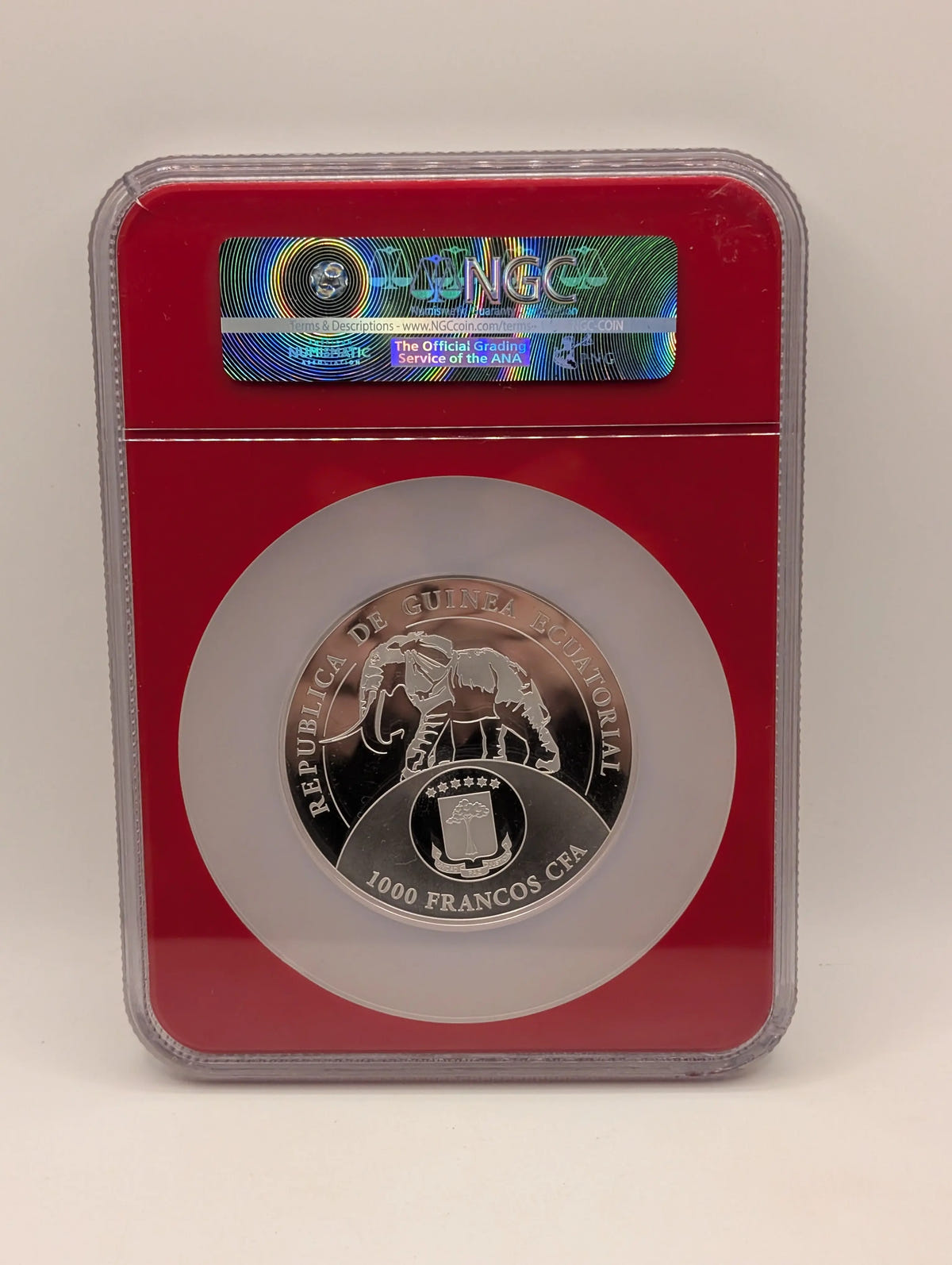 Equatorial Guinea 2017 Silver 1,000 Francos Donald Trump Inaugural Releases NGC Proof-70 UC (Red Frame Holder FRENLY BRICKS - Open 7 Days image 7