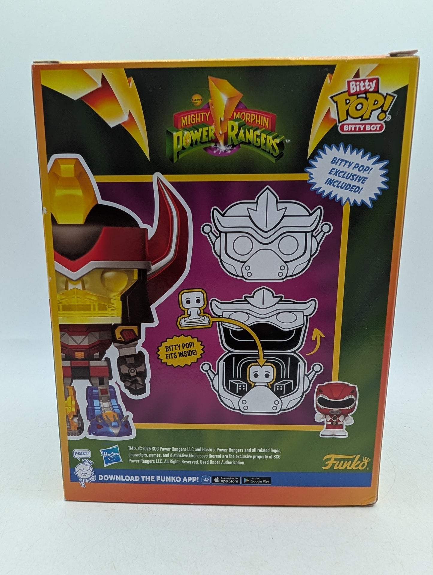 Bitty POP! Mighty Morphin Power Rangers Megazord with Red Ranger 2Pc