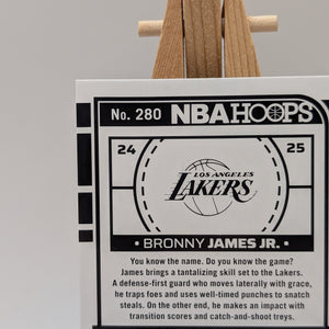 2024-25 BRONNY JAMES JR /99 PANINI HOOPS ROOKIE RC #280