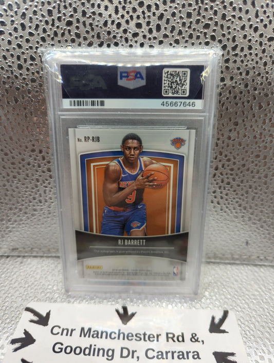 2019 Panini Prizm RJ BARRETT ROOKIE PENMANSHIP #RPRJB PSA 10 FRENLY BRICKS - Open 7 Days