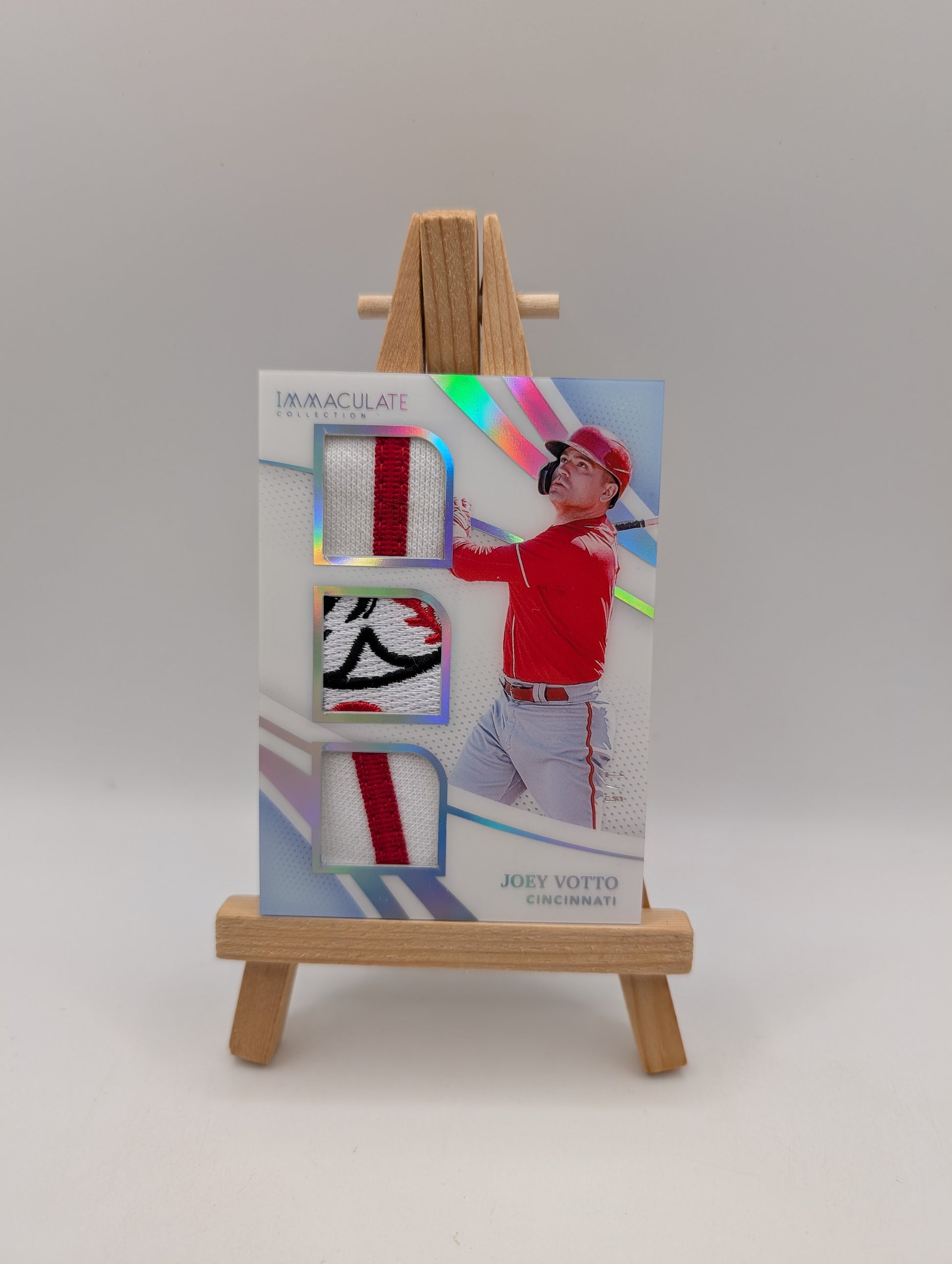 2021 Panini Immaculate Collection- Joey Votto Materials Trio /5