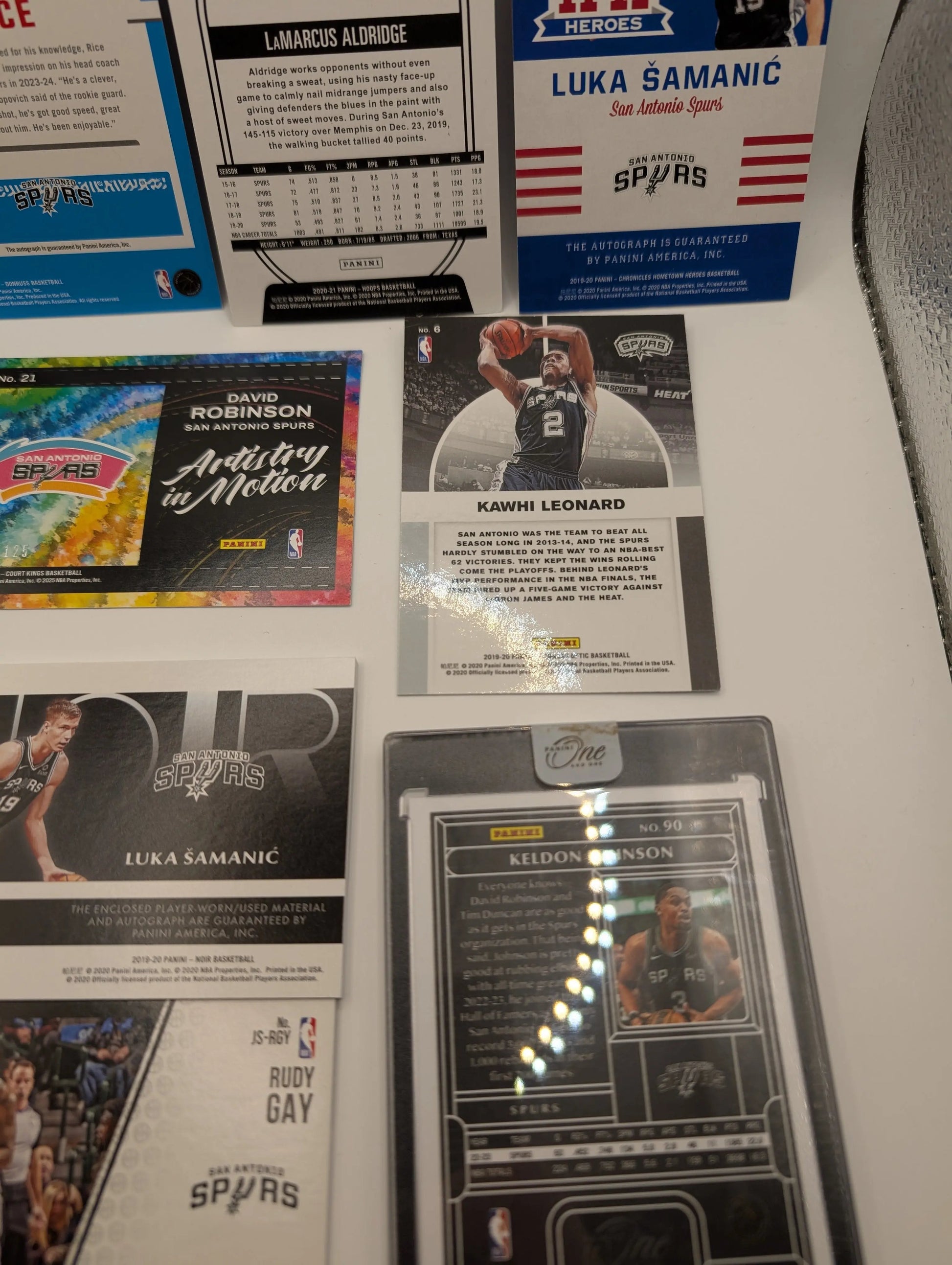 San Antonio Spurs NBA Basketball Card Lot, Rookies, Patch, Auto, George Gervin FRENLY BRICKS - Open 7 Days