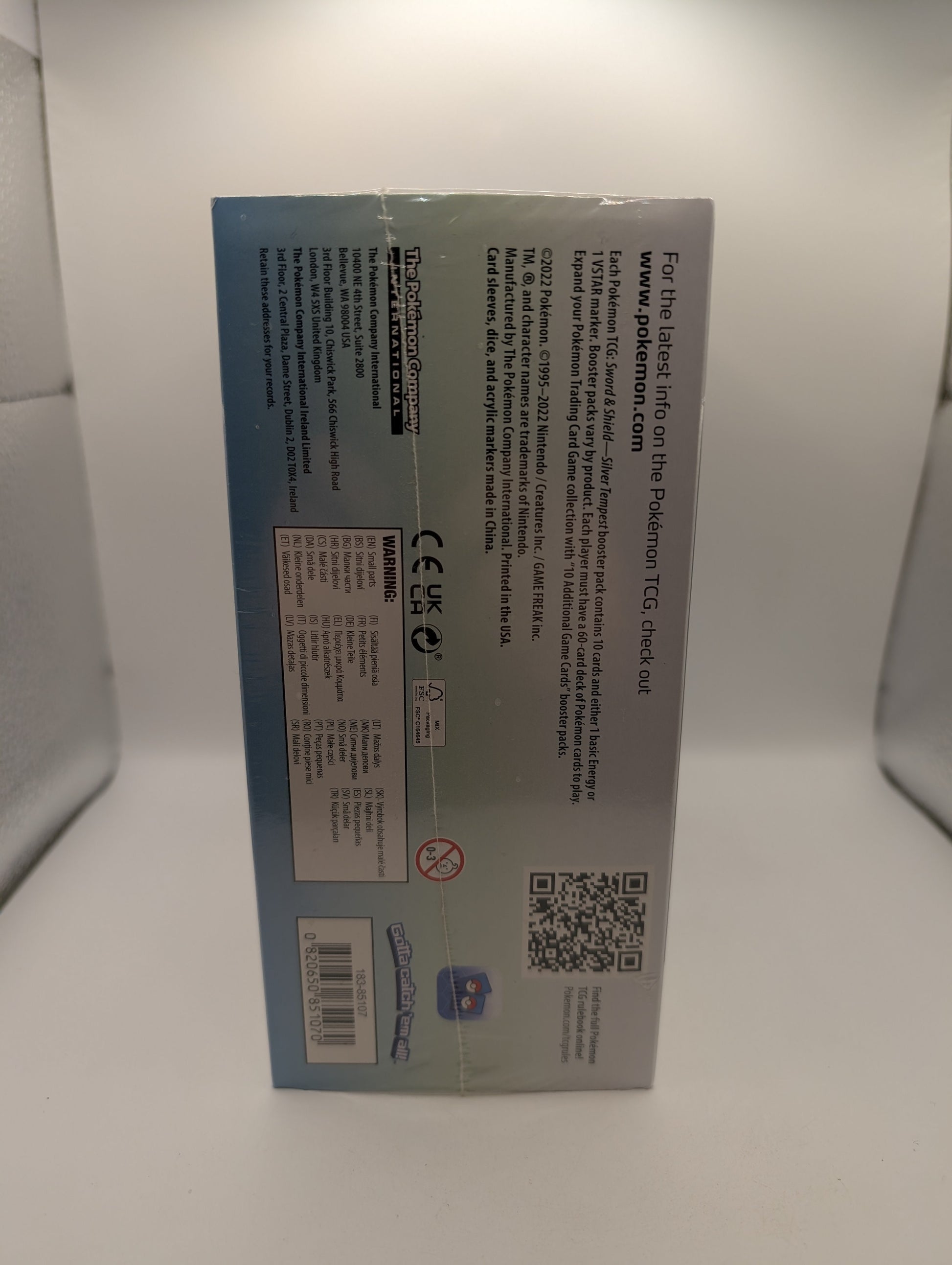 Sword & Shield: Silver Tempest Elite Trainer Box ETB Pokemon Card | SEALED FRENLY BRICKS - Open 7 Days