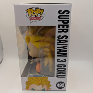 Funko Pop! Animation: Dragon Ball Z #492 Super Saiyan 3 Goku FRENLY BRICKS - Open 7 Days