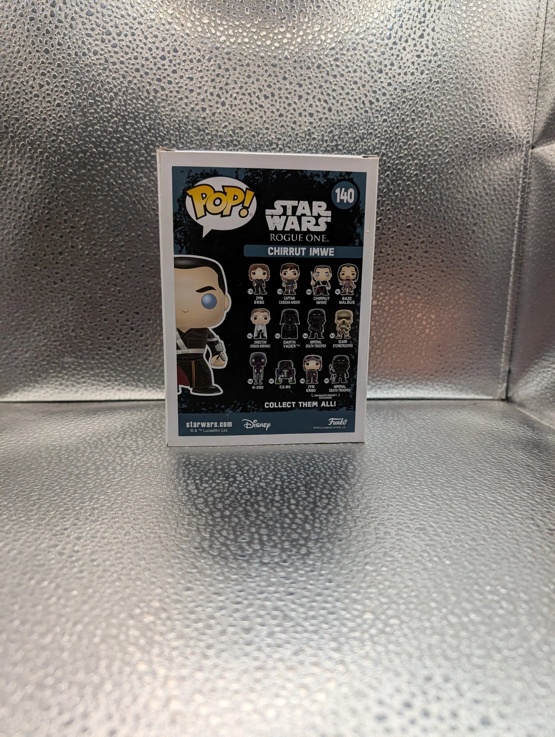 FUNKO Pop Vinyl Chirrut Imwe Star Wars #140 FRENLY BRICKS - Open 7 Days
