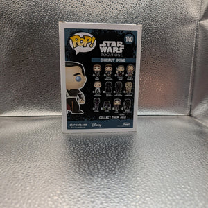 FUNKO Pop Vinyl Chirrut Imwe Star Wars #140 FRENLY BRICKS - Open 7 Days