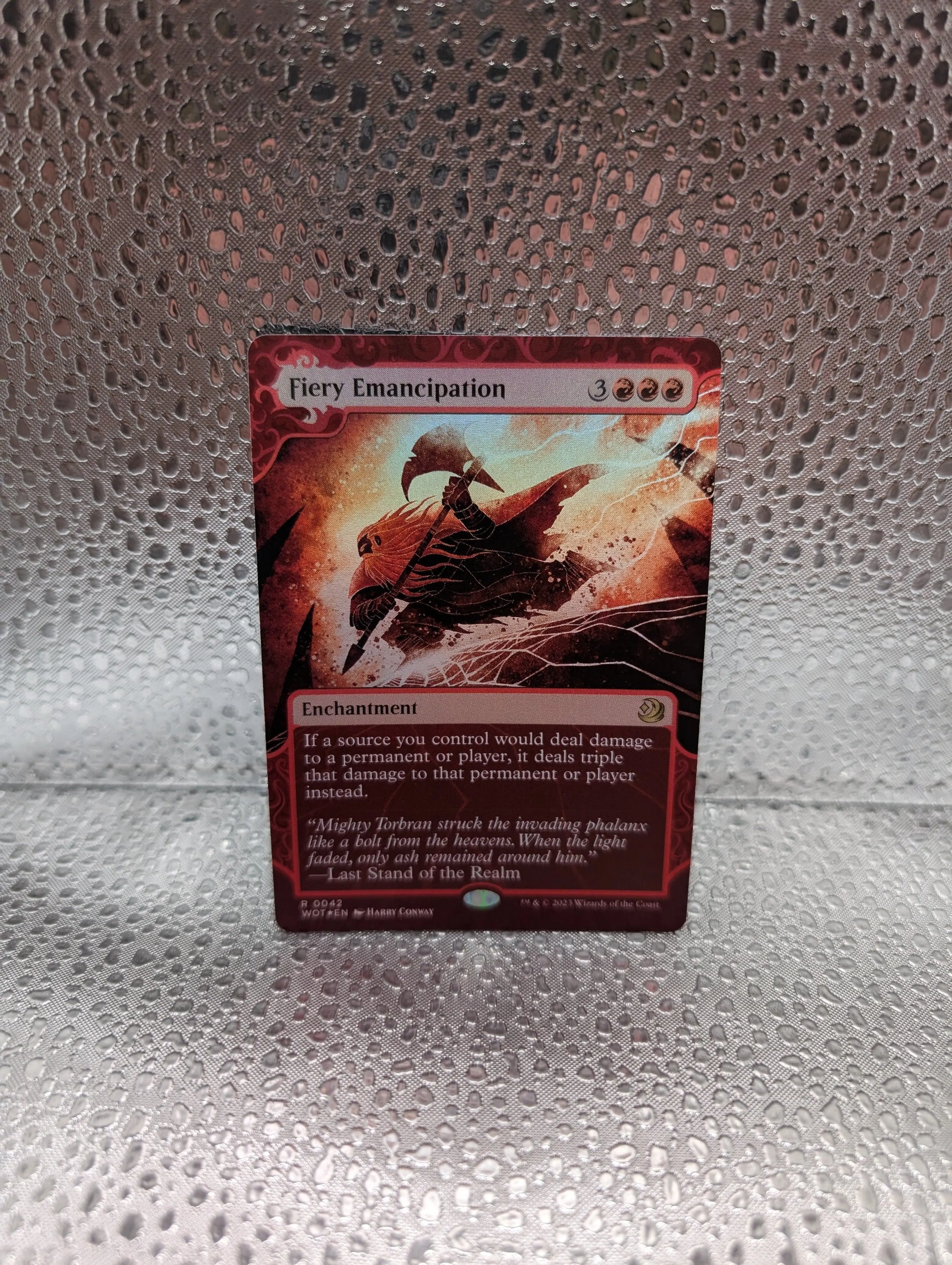 Fiery Emancipation [Wilds of Eldraine: Enchanting Tales] 0042 foil FRENLY BRICKS - Open 7 Days