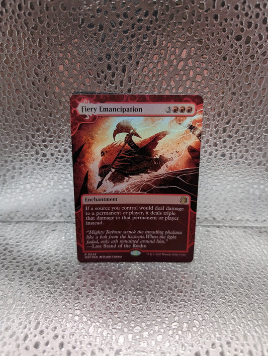 Fiery Emancipation [Wilds of Eldraine: Enchanting Tales] 0042 foil FRENLY BRICKS - Open 7 Days