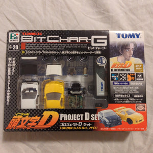 TOMY TOMICA BIT CHAR-G G-20 INITIAL D PROJECT D SET RX-7 AE86 R/C CAR NEW US FRENLY BRICKS - Open 7 Days