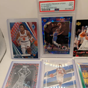 New York Knicks NBA Basketball Card Lot, Rookies, Patch, Auto, Graded, RJ Barret FRENLY BRICKS - Open 7 Days