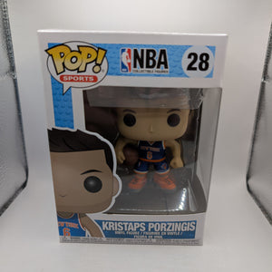 KRISTAPS PORZINGIS Pop Vinyl 28 FUNKO NBA NEW YORK KNICKS FRENLY BRICKS - Open 7 Days
