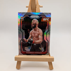 2021 Panini Prizm UFC - Khamzat Chimaev #7 Silver Prizm (RC) FRENLY BRICKS - Open 7 Days