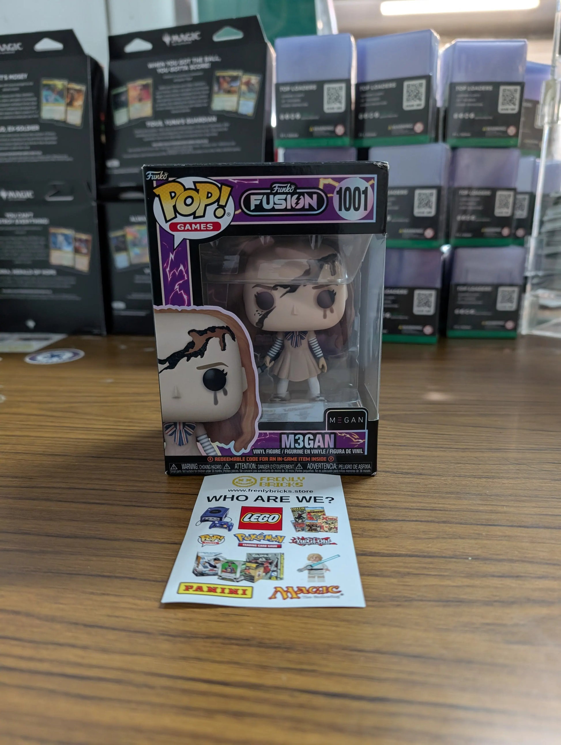 FUNKO Pop Vinyl M3gan #1001 FRENLY BRICKS - Open 7 Days