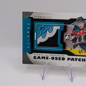 2012 ITG Heroes and Prospects Game-Used 1/1 Tyson Barrie Baillie #M-04 Rookie RC FRENLY BRICKS - Open 7 Days