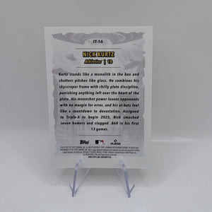 2025 Bowman Chrome Baseball Nick Kurtz RC It Came To The League Insert /150 FRENLY BRICKS - Open 7 Days