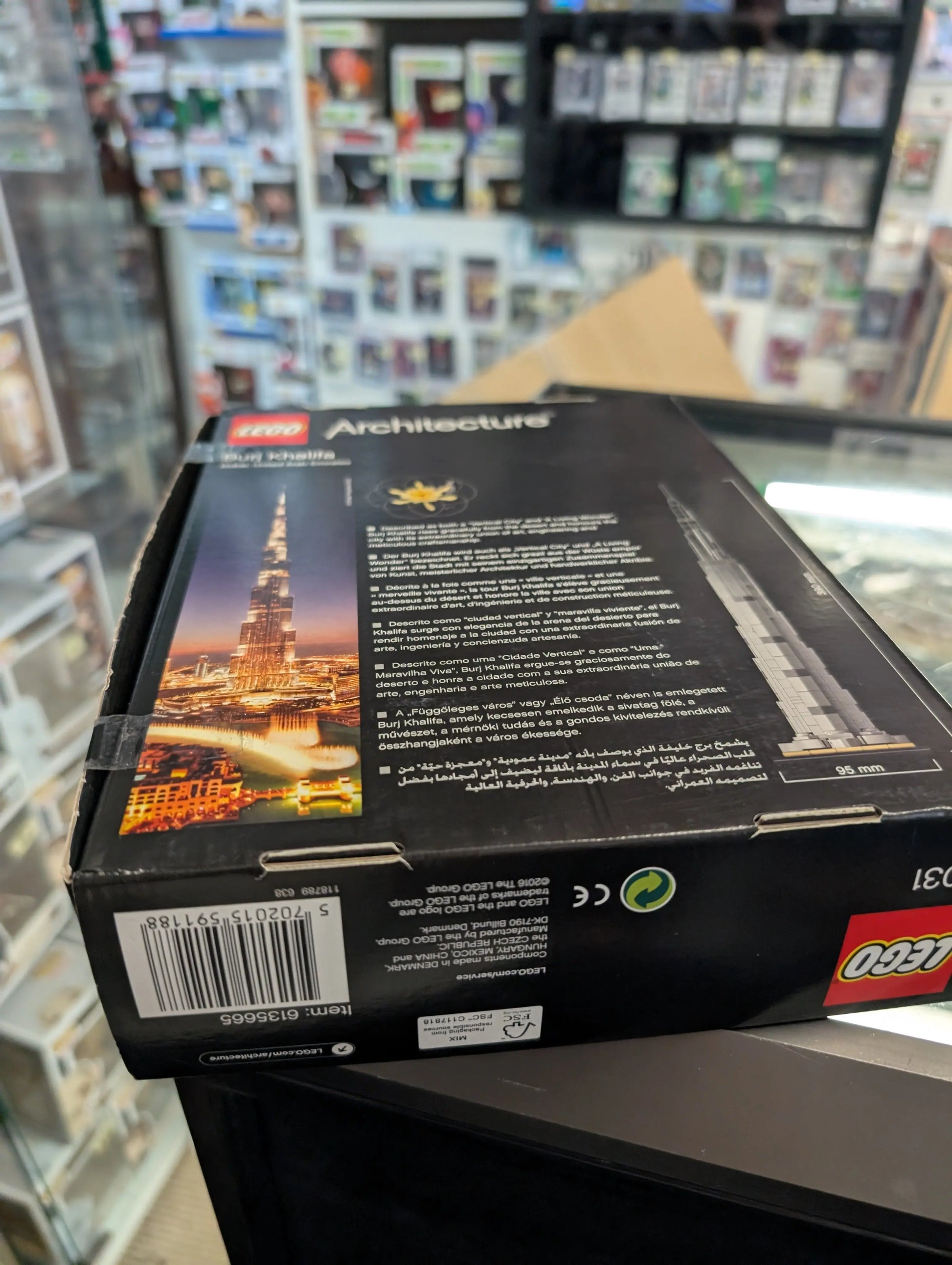 LEGO ARCHITECTURE: Burj Khalifa (21031) SEALED FRENLY BRICKS - Open 7 Days
