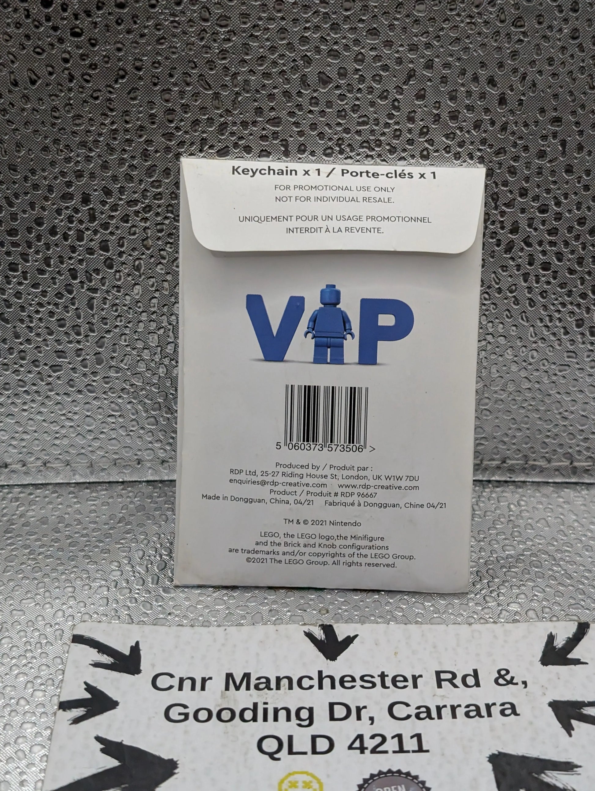 LEGO Luigi Collectable Super Mario VIP Keychain FRENLY BRICKS - Open 7 Days