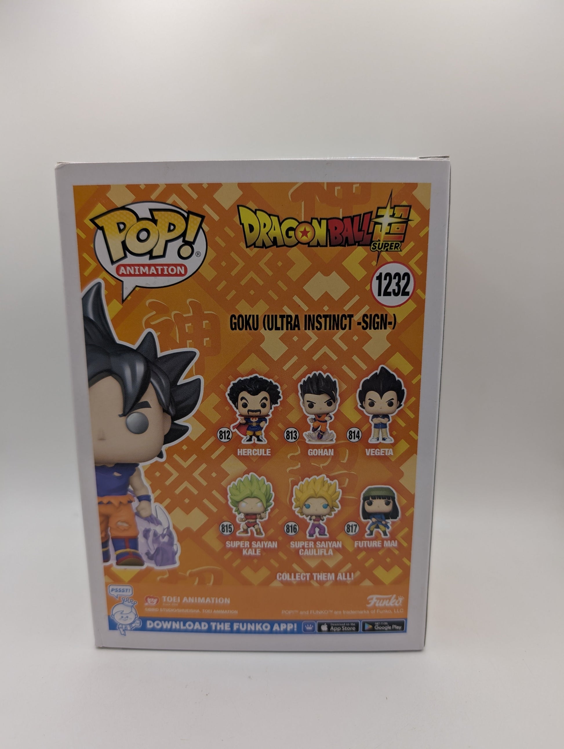 GOKU ULTRA INSTINCT SIGN Dragonball Z NYCC 2022 Funko POP! #1232 FRENLY BRICKS - Open 7 Days