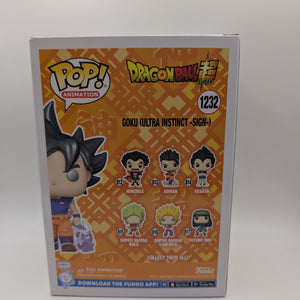 GOKU ULTRA INSTINCT SIGN Dragonball Z NYCC 2022 Funko POP! #1232 FRENLY BRICKS - Open 7 Days