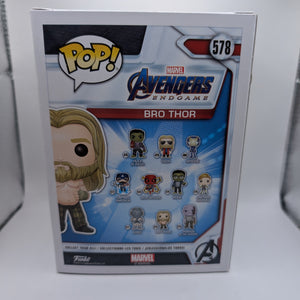 Funko Pop Bro Thor 578 Avengers Endgame Marvel Genuine Pop! Vinyl FRENLY BRICKS - Open 7 Days