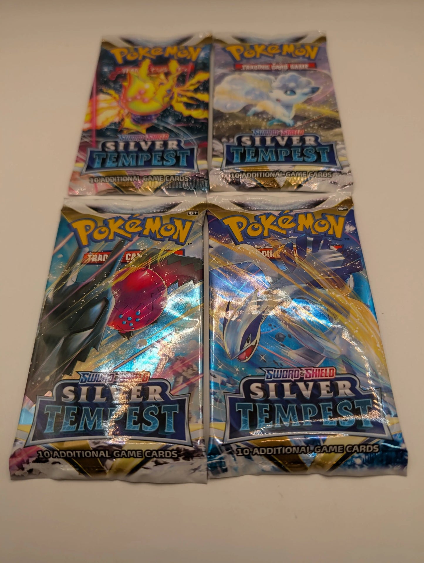 4x Pokemon Silver Tempest Booster Packs | Art Set | Sword & Shield | Brand New FRENLY BRICKS - Open 7 Days