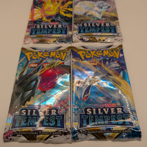 4x Pokemon Silver Tempest Booster Packs | Art Set | Sword & Shield | Brand New FRENLY BRICKS - Open 7 Days