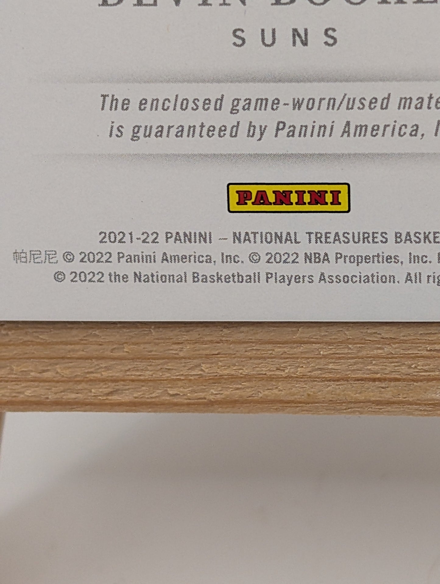 2021 Panini National Treasures Devin Booker Game Used Patch /25 FRENLY BRICKS - Open 7 Days