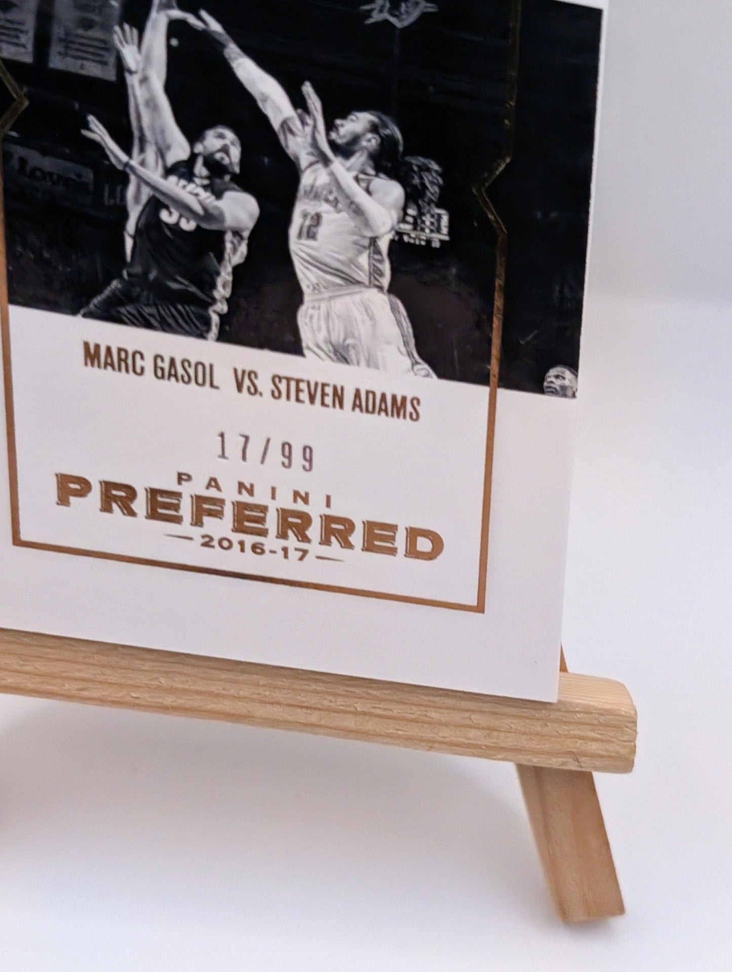 2017 Panini Preferred Marc Gasol vs Steven Adams Jersey Booklet VS-MGSA /99 FRENLY BRICKS - Open 7 Days