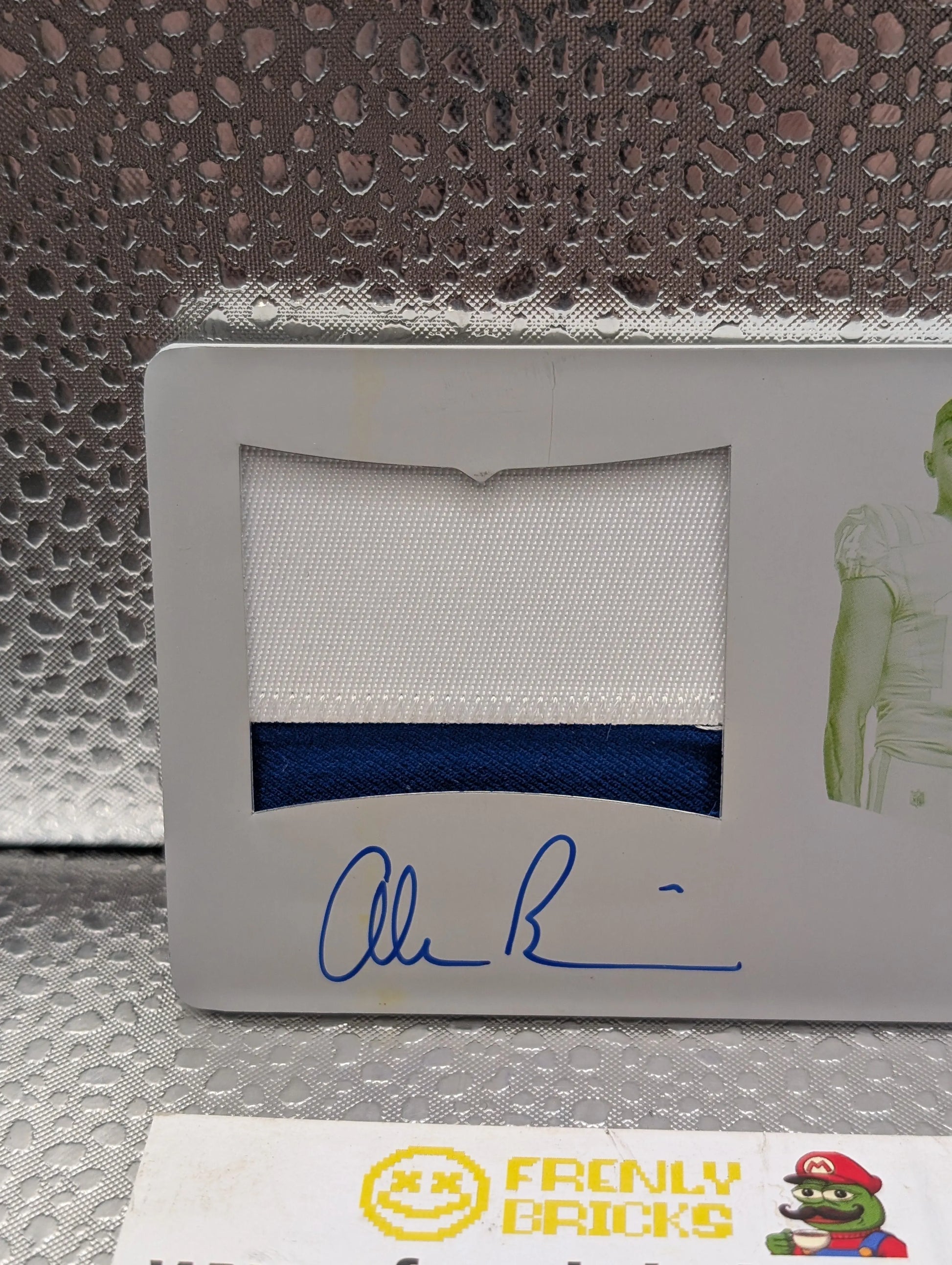 2022 Panini National Treasures NFL ALEC PIERCE 1/1 one of one Patch Auto FRENLY BRICKS - Open 7 Days