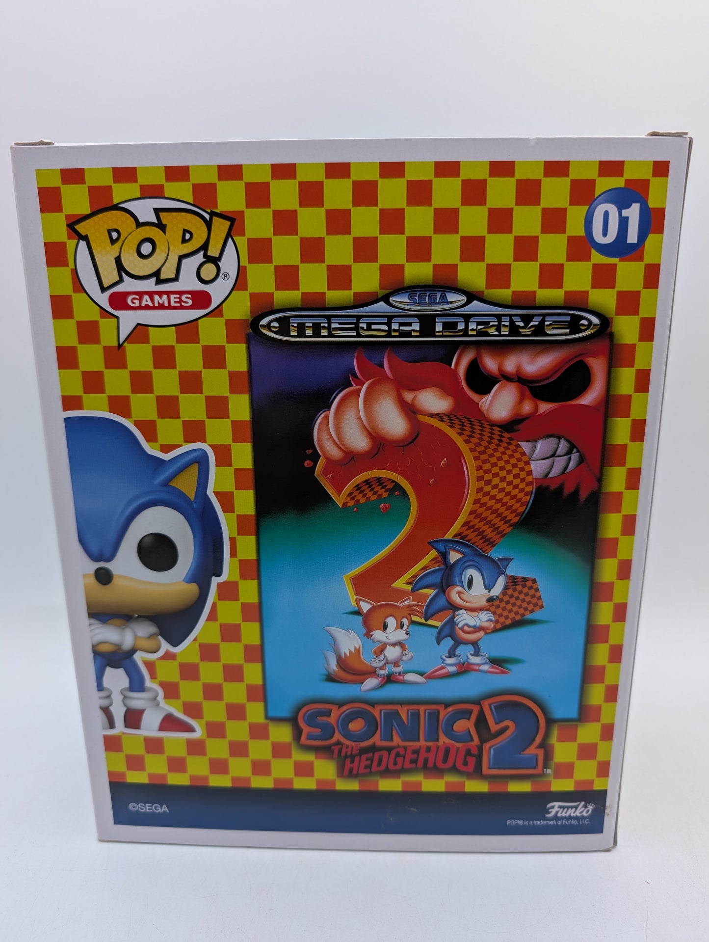Funko Pop! Games Sonic The Hedgehog #01 Game Cover Special Edition Vinyl Figure