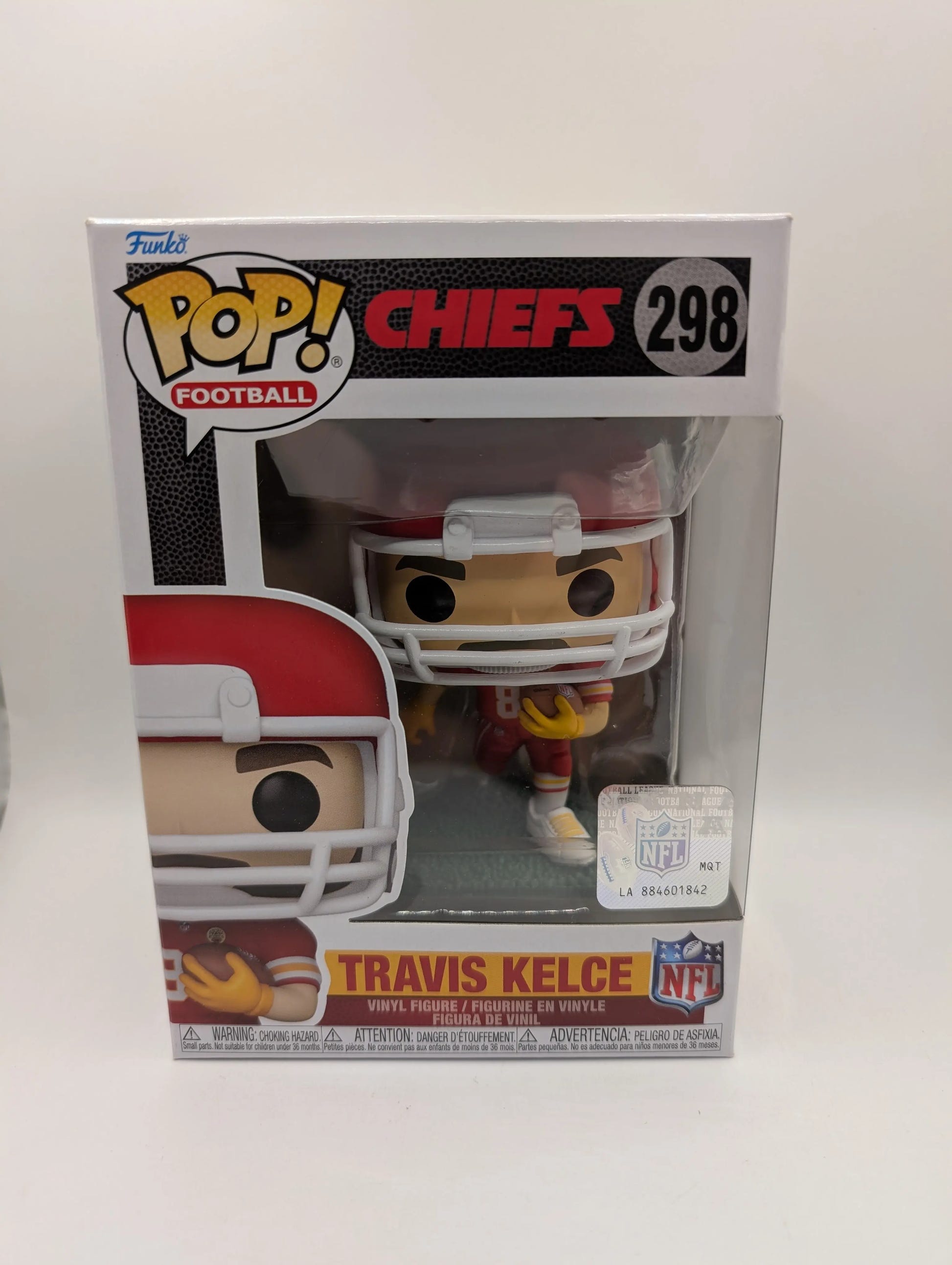 TRAVIS KELCE Funko Pop! NFL Vinyl Figure #298 Kansas City Chiefs FRENLY BRICKS - Open 7 Days image 1