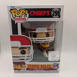TRAVIS KELCE Funko Pop! NFL Vinyl Figure #298 Kansas City Chiefs FRENLY BRICKS - Open 7 Days