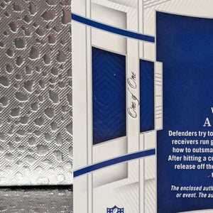 2022 Panini National Treasures NFL ALEC PIERCE 1/1 one of one Patch Auto FRENLY BRICKS - Open 7 Days