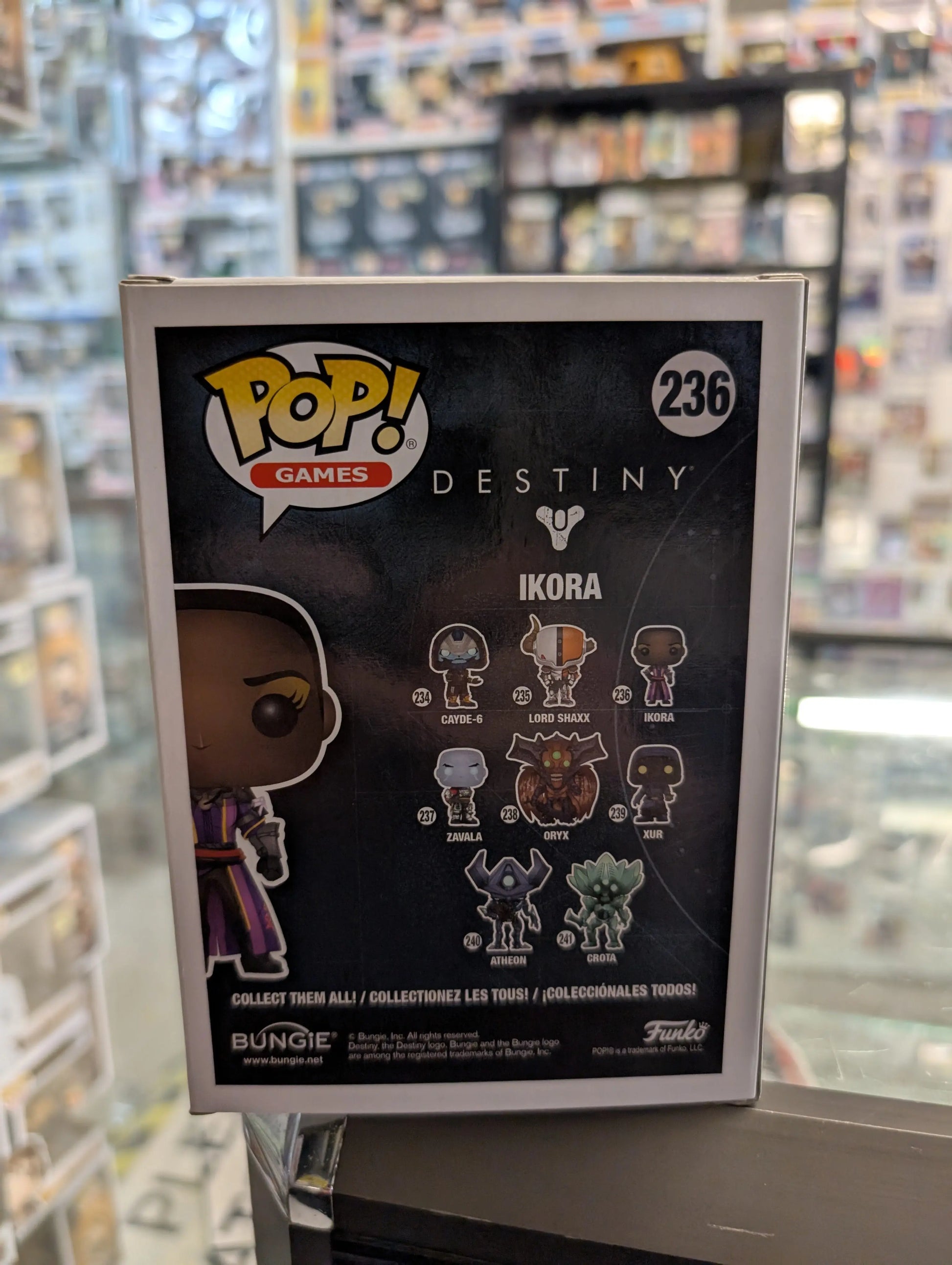 Ikora Pop 236 - Games - Destiny Funko Pop! 2017 Vaulted FRENLY BRICKS - Open 7 Days