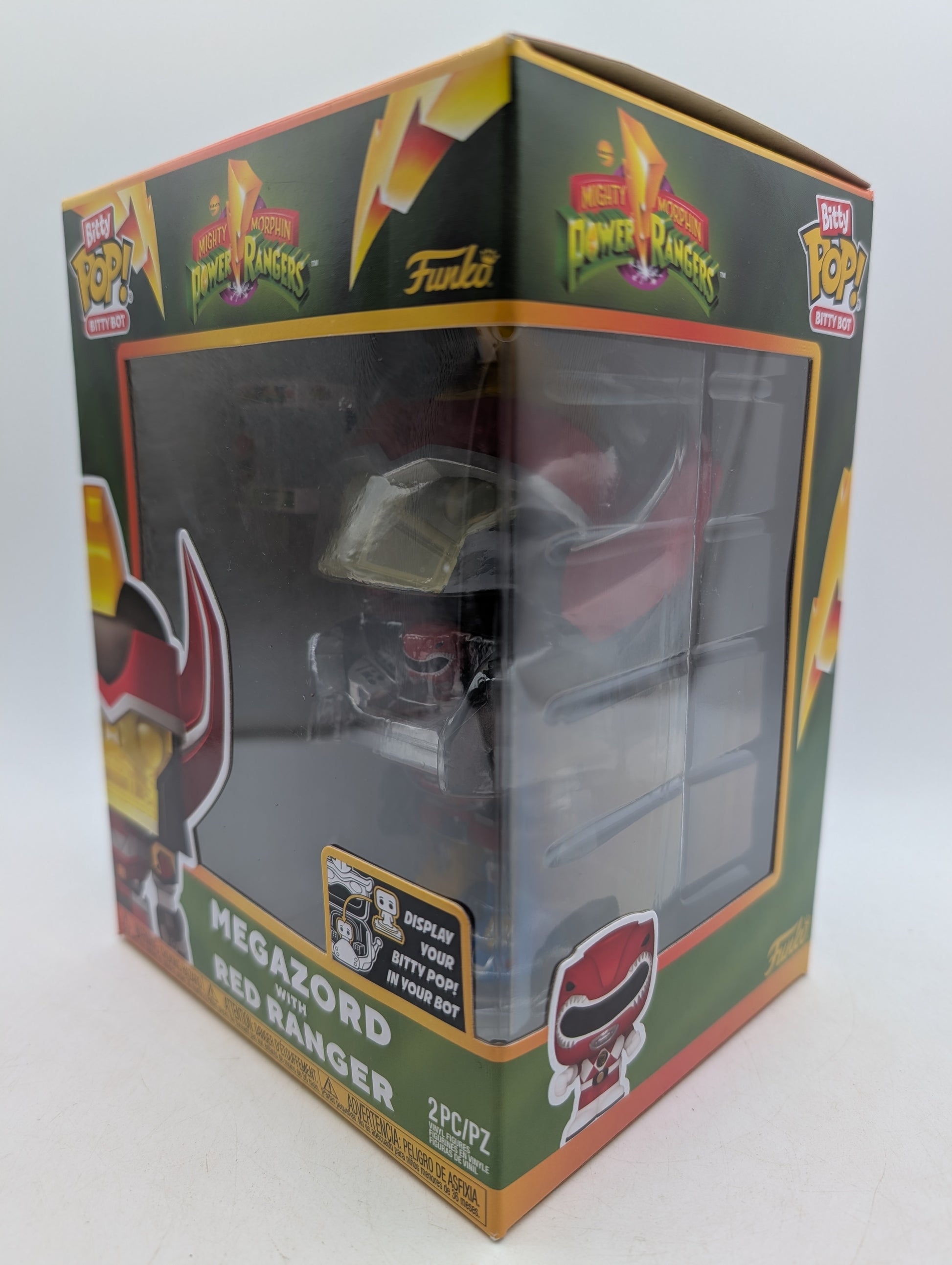 Bitty POP! Mighty Morphin Power Rangers Megazord with Red Ranger 2Pc image 2