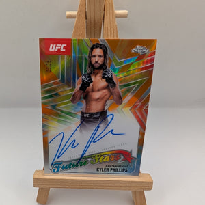 2025 Topps Chrome UFC Kyler Phillips Future Stars Auto Refractor SP #/25 FRENLY BRICKS - Open 7 Days