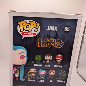 Funko Pop! Vinyl Jinx 05 League Of Legends LoL Games Vaulted Rare FRENLY BRICKS - Open 7 Days