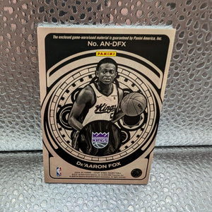 2024-25 COURT KINGS ART NOUVEAU GAME WORN JERSEY DE'AARON FOX KINGS FRENLY BRICKS - Open 7 Days