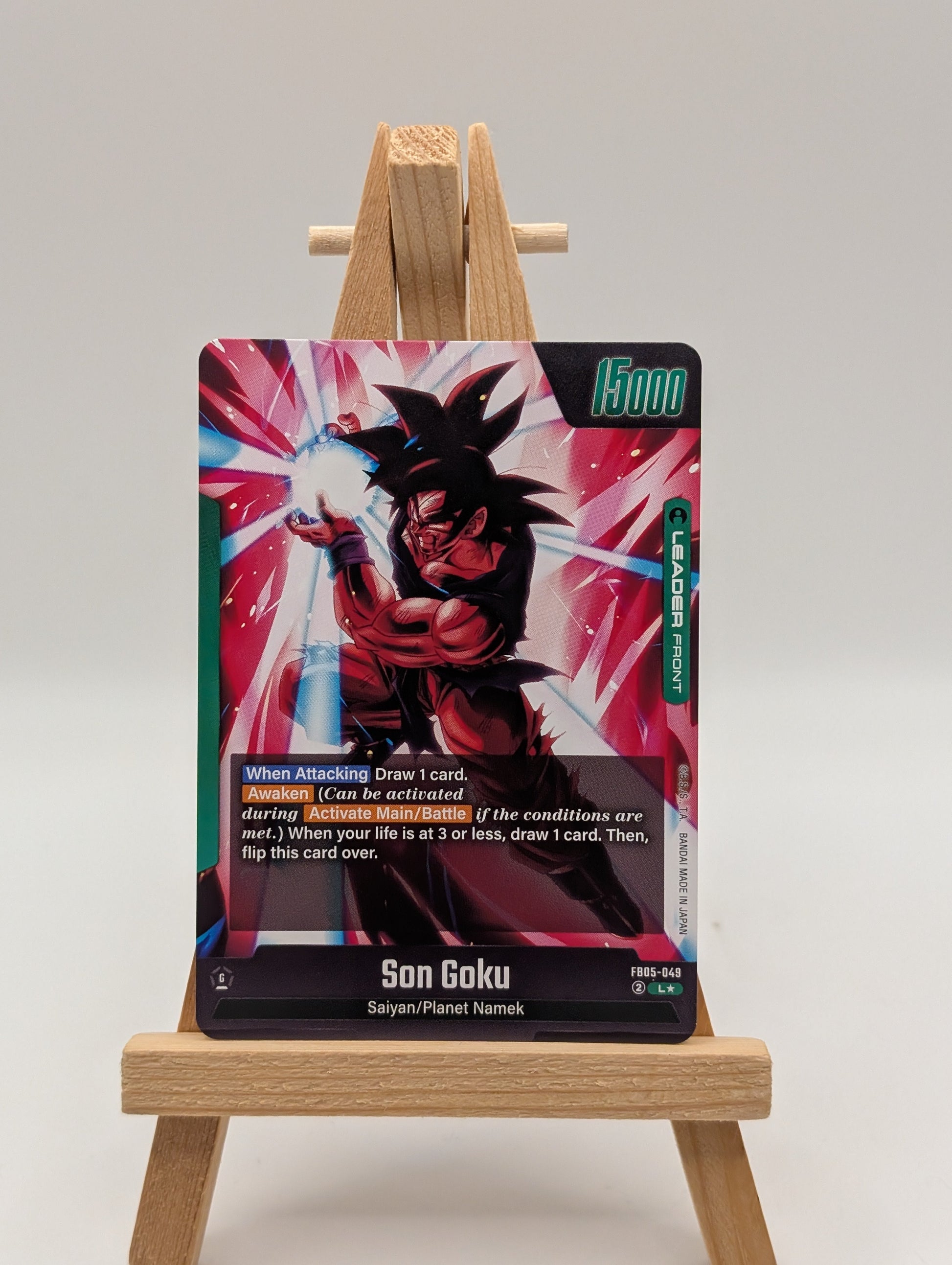 Son Goku FB05-049 Leader Alternate Art New Adventure Dragon Ball Super TCG Card FRENLY BRICKS - Open 7 Days