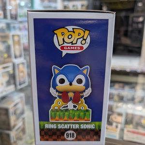 Sonic The Hedgehog Ring Scatter Sonic Funko POP! Vinyl 918 FRENLY BRICKS - Open 7 Days